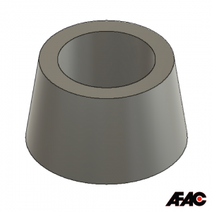 Hollow Bung 24-27.9 mm | Large Tapered Bung | Silicone Rubber