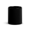 AFAC Mask King Black Glossy Mug - Image 3