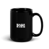 AFAC Mask King Black Glossy Mug - Image 5
